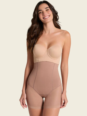 Firm Compression High-Waisted Sheer Short Shaper