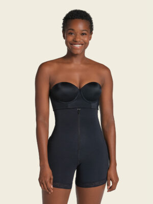 Firm Tummy Control Strapless Shaper with Butt Lifter