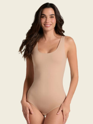 Plunge Classic Sleeveless Shaper Bodysuit