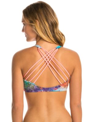 Onzie Chic Yoga Sports Bra Fantasy/Sunset