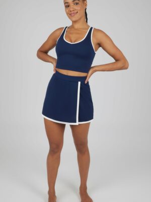 sharesto 2 PC Lux Tank and Skort Set