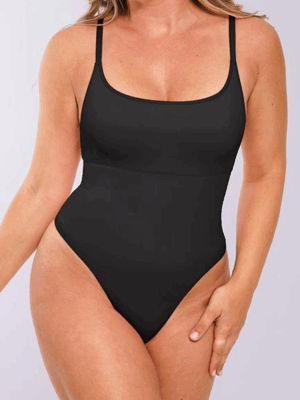 Lace-Up Backless Body-Shaping Bodysuit (Pre-Sale)