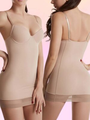 Lingerie Free Bra One-Piece Shapewear Dress
