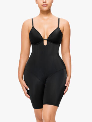 Fashion Bodysuit 2 In 1 Tummy Control Body Shaper