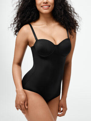 Seamless Cutout Crotch Opening Cami Brief Bodysuit