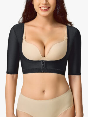 Chest Support Upper Arm Shaper Tops Slimmer Compression Half Sleeves
