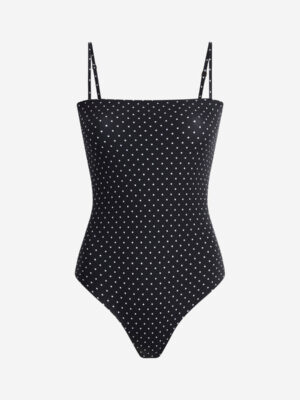 Classic Print Straight Cami Bodysuit