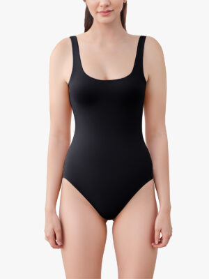 Seamless High Stretch Backless Tank Thong Bodysuits