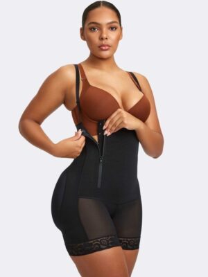 BootyBoosting High-Waist Side Zip Shorts