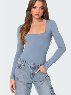 Joanna Square Neck Bodysuit