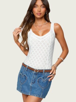 Clementina Eyelet Bodysuit