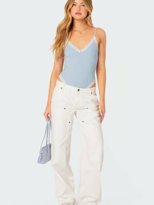 Aurora Lace Trim Bodysuit