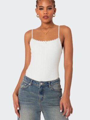 Krysten Lacey Pointelle Bodysuit