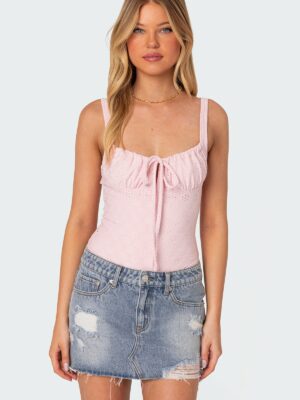 Carol Eyelet Bodysuit
