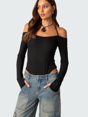 Model Off Duty Ribbed Bodysuit