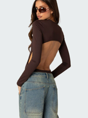 Neta Back Cut Out Bodysuit