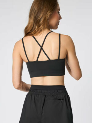 sharesto Float Noah Strappy Bra - Black