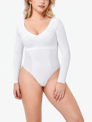 Seamless Versatile Soft Thong Bodysuit