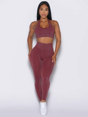 Shimmer V Back Leggings
