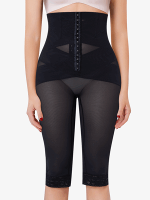 Lace High-Waisted Shapewear For Butt Lift And Slim Thighs