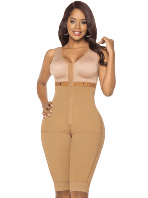 Equilibrium Post Op One Piece Girdle With Built In Bra