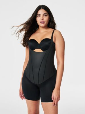 Sharestosupersculpt™ TotalContour Open-Bust Mid-Thigh Bodysuit