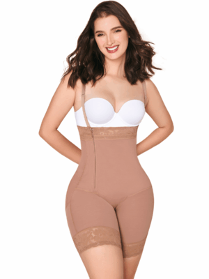 Jackie London Shorts Bodyshaper Strapless With Lateral Zipper - 2035