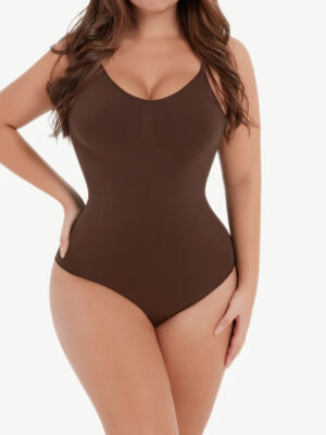 Seamless Backless Thong Bodysuit