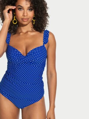 Sicily Frill Twist Underwire Tankini Top