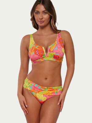 Printed Vienna V-Wire Bikini Top