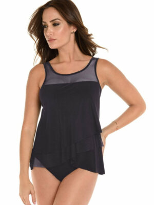 Illusionists Mirage Floaty Layered Tankini Top