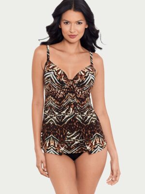 Tribal Tigress Gala Underwire Tankini Top