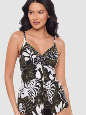 Elle Dorado Love Knot Slimming Underwired Tankini Top