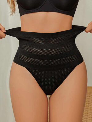 High Waist Tummy Thong Briefs