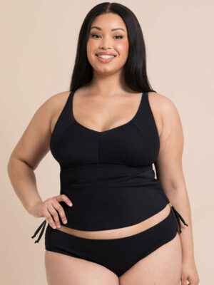 Curvy Kate Jet Set Non-Wired Multiway Tankini Top Black
