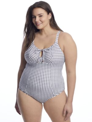 Plus Size Checkmate One-Piece