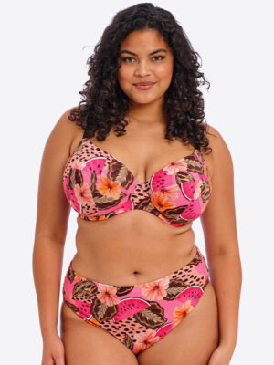 Elomi Cabana Nights Plunge Bikini Top Multi
