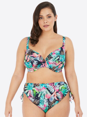 Elomi Pina Colada Plunge Bikini Top Midnight