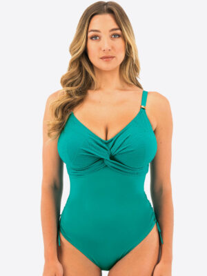 Fantasie Ottawa Twist Front Swimsuit Bright Jade Green