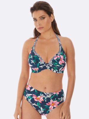 Fantasie Port Maria Plunge Bikini Top Ink