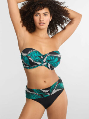 Saint Lucia Twist Bandeau Bikini Top