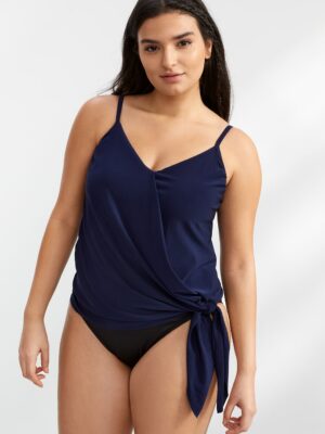 Solid Alex Underwire Tankini Top
