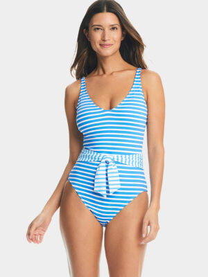 Smooth Operator Tie Belted One-Piece