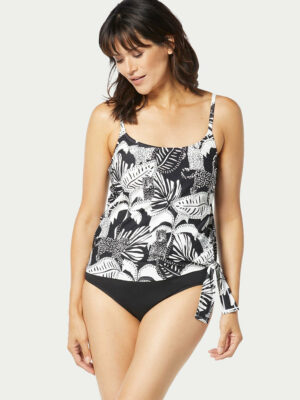 Midnight Jungle Stella Underwire Tankini Top C-DD Cups