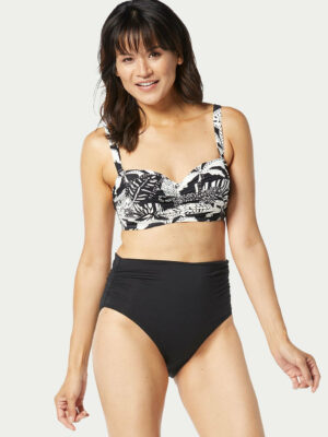 Midnight Jungle Charisma Underwire Bandeau Bikini Top