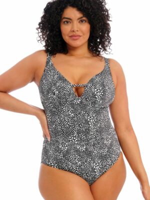 Elomi Pebble Cove Non Wired Swimsuit Black